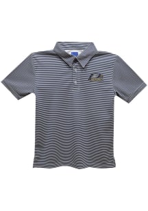 Georgia Southern Eagles Youth Navy Blue Pencil Stripe Short Sleeve Polo Shirt