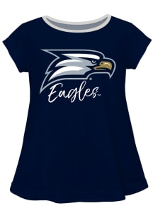 Georgia Southern Eagles Infant Girls Script Blouse Short Sleeve T-Shirt Blue