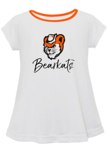 Sam Houston State Bearkats Infant Girls Script Blouse Short Sleeve T-Shirt White