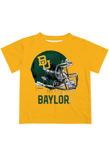 Baylor Bears Youth Gold Helmet Short Sleeve T-Shirt