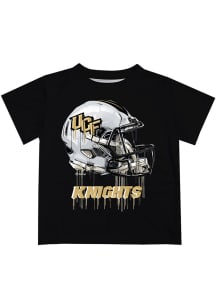 UCF Knights Youth Black Helmet Short Sleeve T-Shirt