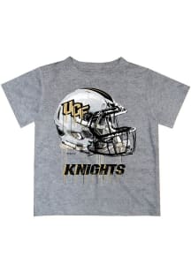 UCF Knights Youth Grey Helmet Short Sleeve T-Shirt