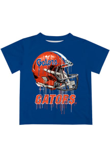 Florida Gators Youth Blue Helmet Short Sleeve T-Shirt