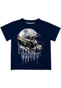 Navy Midshipmen Youth Navy Blue Helmet Short Sleeve T-Shirt