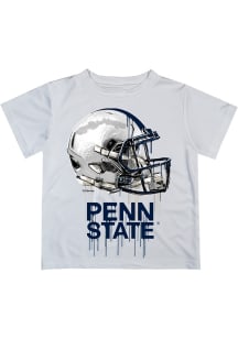 Penn State Nittany Lions Youth White Helmet Short Sleeve T-Shirt