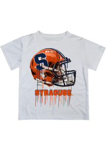 Syracuse Orange Youth White Helmet Short Sleeve T-Shirt