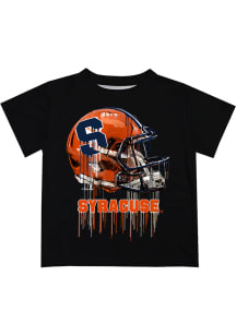 Syracuse Orange Youth Black Helmet Short Sleeve T-Shirt
