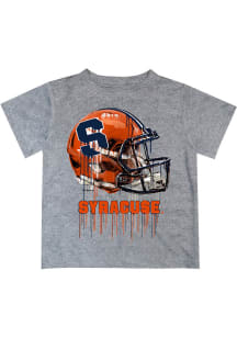 Syracuse Orange Youth Grey Helmet Short Sleeve T-Shirt