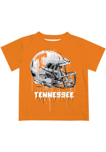 Tennessee Volunteers Youth Orange Helmet Short Sleeve T-Shirt
