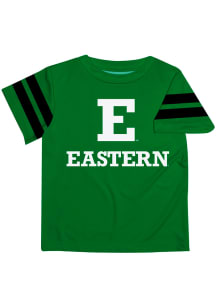 Eastern Michigan Eagles Youth Green Stripes Short Sleeve T-Shirt