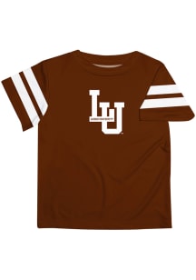 Lehigh University Youth Brown Stripes Short Sleeve T-Shirt