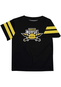 Northern Kentucky Norse Youth Black Stripes Short Sleeve T-Shirt
