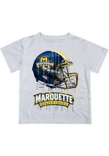 Marquette Golden Eagles Infant Helmet Short Sleeve T-Shirt White