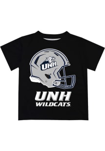 New Hampshire Wildcats Infant Helmet Short Sleeve T-Shirt Black