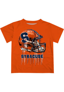 Syracuse Orange Infant Helmet Short Sleeve T-Shirt Orange