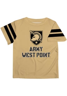 Army Black Knights Infant Stripes Short Sleeve T-Shirt Gold