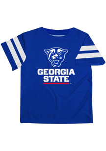 Georgia State Panthers Infant Stripes Short Sleeve T-Shirt Blue