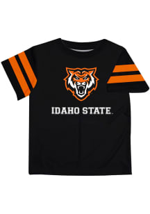 Vive La Fete Idaho State Bengals Infant Stripes Short Sleeve T-Shirt Black