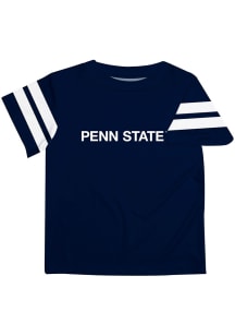 Penn State Nittany Lions Infant Stripes Short Sleeve T-Shirt Navy Blue