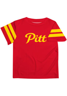 Pitt State Gorillas Infant Stripes Short Sleeve T-Shirt Red