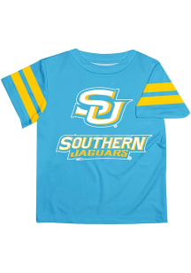 Vive La Fete Southern University Jaguars Infant Stripes Short Sleeve T-Shirt Blue
