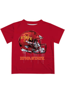 Iowa State Cyclones Toddler Maroon Helmet Short Sleeve T-Shirt