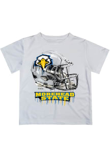 Vive La Fete Morehead State Eagles Toddler White Helmet Short Sleeve T-Shirt