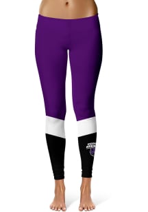Central Arkansas Bears Womens Purple Colorblock Plus Size Athletic Pants