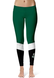 Cleveland State Vikings Womens Green Colorblock Plus Size Athletic Pants