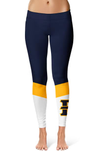 East Tennesse State Buccaneers Womens Navy Blue Colorblock Plus Size Athletic Pants
