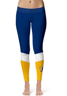 Kent State Golden Flashes Womens Blue Colorblock Plus Size Athletic Pants