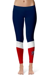 Liberty Flames Womens Blue Colorblock Plus Size Athletic Pants