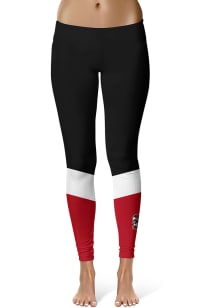 Vive La Fete Miami RedHawks Womens Black Colorblock Plus Size Athletic Pants