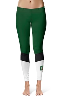 Ohio Bobcats Womens Green Colorblock Plus Size Athletic Pants