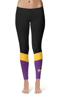 Prairie View A&amp;M Panthers Womens Black Colorblock Plus Size Athletic Pants