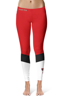 Texas Tech Red Raiders Womens Red Colorblock Plus Size Athletic Pants