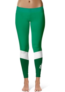 U of A at Little Rock Trojans Womens Green Colorblock Plus Size Athletic Pants