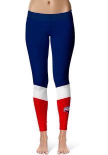 Southern Indiana Screaming Eagles Womens Blue Colorblock Plus Size Athletic Pants