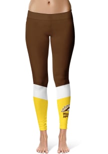 Western Michigan Broncos Womens Brown Colorblock Plus Size Athletic Pants