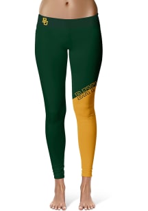 Baylor Bears Womens Green Colorblock Plus Size Athletic Pants
