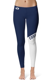 BYU Cougars Womens Blue Colorblock Plus Size Athletic Pants
