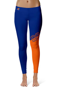 Coast Guard Bears Womens Blue Colorblock Plus Size Athletic Pants