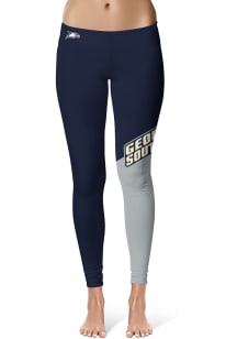Georgia Southern Eagles Womens Navy Blue Colorblock Plus Size Athletic Pants