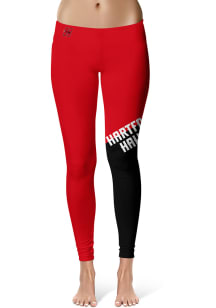 Hartford Hawks Womens Red Colorblock Plus Size Athletic Pants