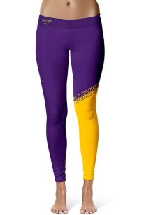 Minnesota State Mavericks Womens Purple Colorblock Plus Size Athletic Pants