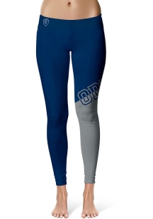 Old Dominion Monarchs Womens Navy Blue Colorblock Plus Size Athletic Pants