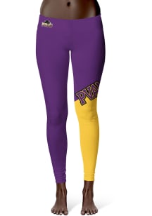 Prairie View A&amp;M Panthers Womens Purple Colorblock Plus Size Athletic Pants