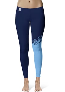 Rhode Island Rams Womens Blue Colorblock Plus Size Athletic Pants