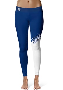 Vive La Fete Rice Owls Womens Blue Colorblock Plus Size Athletic Pants