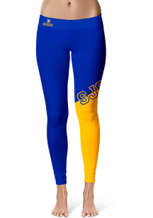 San Jose State Spartans Womens Blue Colorblock Plus Size Athletic Pants